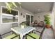 Inviting outdoor patio with dining area and comfortable seating at 716 Vittorio Dr, Winter Haven, FL 33884