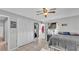 Inviting bedroom with a closet, allowing for easy organization and storage solutions at 1019 Milner E Dr, Lakeland, FL 33810