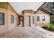 Enclosed patio with brick flooring and a private entrance to the home at 105 Woden Way, Winter Haven, FL 33884