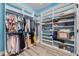 Large walk-in closet with custom shelving and ample storage space at 185 St Thomas Dr, Mulberry, FL 33860