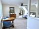 This spacious loft showcases a reading nook and provides access to another bedroom at 1976 Holy Cow Rd, Polk City, FL 33868