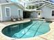 A beautiful screened-in pool and patio area provide a private and relaxing outdoor space at 1976 Holy Cow Rd, Polk City, FL 33868