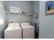 Convenient laundry room with washer, dryer, and storage space at 209 Andros Ave # 15301, Davenport, FL 33897