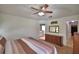 Comfortable bedroom with easy access to an en-suite bathroom at 2350 Paulette Dr, Haines City, FL 33844