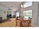 Cozy dining area with view to the pool and living room at 2350 Paulette Dr, Haines City, FL 33844