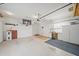 Bright, organized garage space with cabinets, work area, and efficient layout for storage at 4254 Berwick Dr, Lake Wales, FL 33859