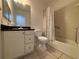 The bathroom features a shower/tub combo and a vanity at 4469 Turnberry Ln, Lake Wales, FL 33859