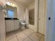 The bathroom features a shower/tub combo and a vanity at 4469 Turnberry Ln, Lake Wales, FL 33859