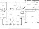 Detailed floor plan layout illustrating room dimensions and layout of the home's first floor at 5820 E Johnson Ave, Haines City, FL 33844