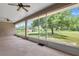 Spacious enclosed patio with a large backyard at 5820 E Johnson Ave, Haines City, FL 33844
