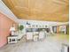 Bright lobby features comfortable seating, mailboxes, and stylish ceiling design at 700 Mirror Nw Ter # 702, Winter Haven, FL 33881