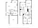 Detailed two-story floor plan illustrating the layout of the home including dimensions at 7247 Oakmoss Loop, Davenport, FL 33837