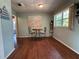 Cozy dining area featuring a round table with chairs and ample natural light at 816 Casselberry Dr, Lake Wales, FL 33853
