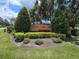Well maintained entrance to the Crescent Lake Club community at 10708 Belo Horizonte Ave, Clermont, FL 34711