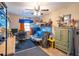 Neutral-toned bedroom featuring bunk bed, desk, and themed decorations for comfortable living at 237 Manatee Rd, Winter Haven, FL 33884