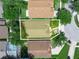 Aerial view showcasing the property lines and surrounding greenery at 2538 Crown Ridge Cir, Kissimmee, FL 34744