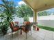Relaxing patio space, perfect for outdoor entertaining or enjoying a quiet moment in a private garden at 2538 Crown Ridge Cir, Kissimmee, FL 34744