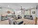 Bright, open living room with comfortable seating and modern decor at 308 Kissengen Park Dr, Bartow, FL 33830
