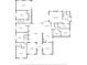 Detailed floor plan showcasing the layout and dimensions of the home's rooms at 328 Hamilton Shores Ne Dr, Winter Haven, FL 33881