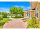 Inviting front entrance with well-maintained lawn, white door, and decorative wreath at 345 Avenue J Se, Winter Haven, FL 33880