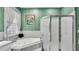 Bathroom with a standalone shower and large tub with jets at 3717 Tigereye Ct, Mulberry, FL 33860