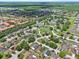 Panoramic aerial view of the neighborhood highlighting the home's location and community setting at 419 Wellesly Dr, Davenport, FL 33897