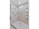 Close up of the shower showing tile work and niches at 452 Lake Suzanne Dr, Lake Wales, FL 33859