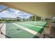 View of shuffleboard courts under a shaded structure at 6027 Grand Oaks Se Dr, Winter Haven, FL 33884