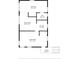 Detailed floor plan showcasing the layout of the living room, kitchen, dining room, bedroom, bathroom, and porch at 836 S Lake Starr Blvd, Lake Wales, FL 33898