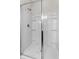 Bathroom featuring glass enclosed standing shower at 8720 Micmac Ct, Polk City, FL 33868