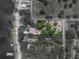 Aerial outline of the property showcasing the land, lake access and lush surroundings at 914 Mangham Rd, Babson Park, FL 33827