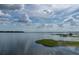 Scenic lake view with clear water, grass patches and horizon under a blue sky at 914 Mangham Rd, Babson Park, FL 33827