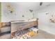 bedroom with bunk beds and dinosaur-themed decor, closet with neutral walls at 1274 Pintail Pl, Lakeland, FL 33813
