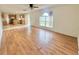 Living area with laminate floors next to the kitchen at 1844 Emily Dr, Winter Haven, FL 33884