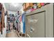 Walk-in closet with organized shelving and storage, complete with a Cannon safe at 195 Kissengen Park Blvd, Bartow, FL 33830
