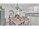 Inviting dining area with an open view to the kitchen, perfect for casual meals and entertaining at 195 Kissengen Park Blvd, Bartow, FL 33830