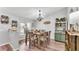 Comfortable dining area with a large table, ideal for Gathering dinners and entertaining guests at 195 Kissengen Park Blvd, Bartow, FL 33830