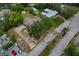 Aerial view highlighting the property's location in an established neighborhood at 208 Lake Dale Dr, Auburndale, FL 33823