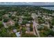 Aerial view highlighting the property's location in an established neighborhood at 208 Lake Dale Dr, Auburndale, FL 33823
