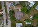 Aerial view of the property highlighting the surrounding neighborhood at 208 Lake Dale Dr, Auburndale, FL 33823