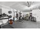 The converted garage is now a home gym at 4125 Sunny View Dr, Lakeland, FL 33813
