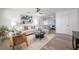 Cozy living room featuring stylish furnishings and decor, next to the dining room at 4921 Sharon Ave, Lakeland, FL 33812