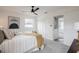 Comfortable main bedroom with neutral decor, carpet flooring, and lots of natural light at 4921 Sharon Ave, Lakeland, FL 33812