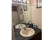 Clean bathroom with double vanity and tile countertop at 255 Sandlewood Trl # 4, Winter Park, FL 32789