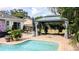 Inviting backyard oasis with a pool, gazebo, and patio at 2809 Bower Rd, Winter Park, FL 32792