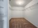 Walk-in closet featuring carpet flooring, and wire shelving at 3556 Elliot Pl, Bartow, FL 33830