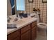 Bathroom with toilet and sink at 766 Bryson Loop, Lakeland, FL 33809