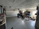 Spacious two car garage with automatic door and ample storage space at 1618 Juno Trail, Astor, FL 32102