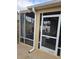 Screened patio entrance with adjacent lanai at 3362 Sebastion Ave, The Villages, FL 32163