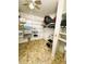 Large closet with plenty of shelving and hanging space at 408 Hawthorne Blvd, Leesburg, FL 34748